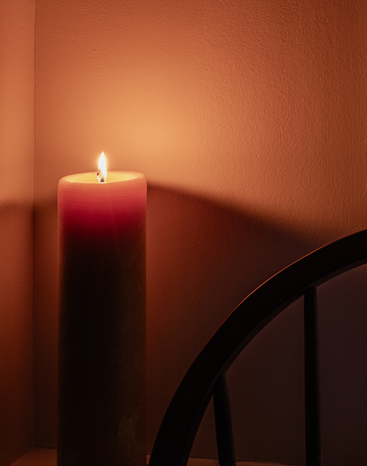 Foot Tall Beeswax Candle
