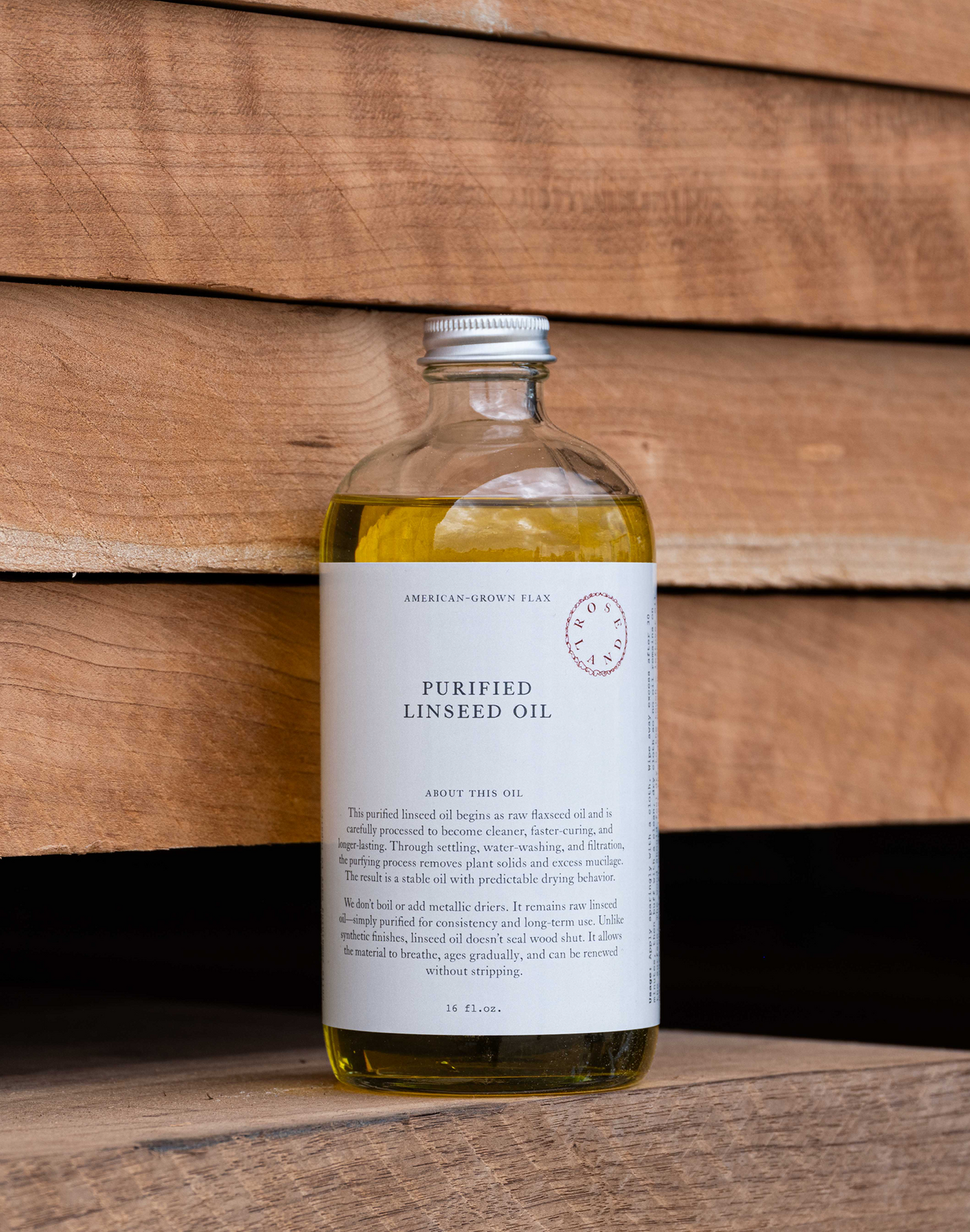 Purified Raw Linseed Oil