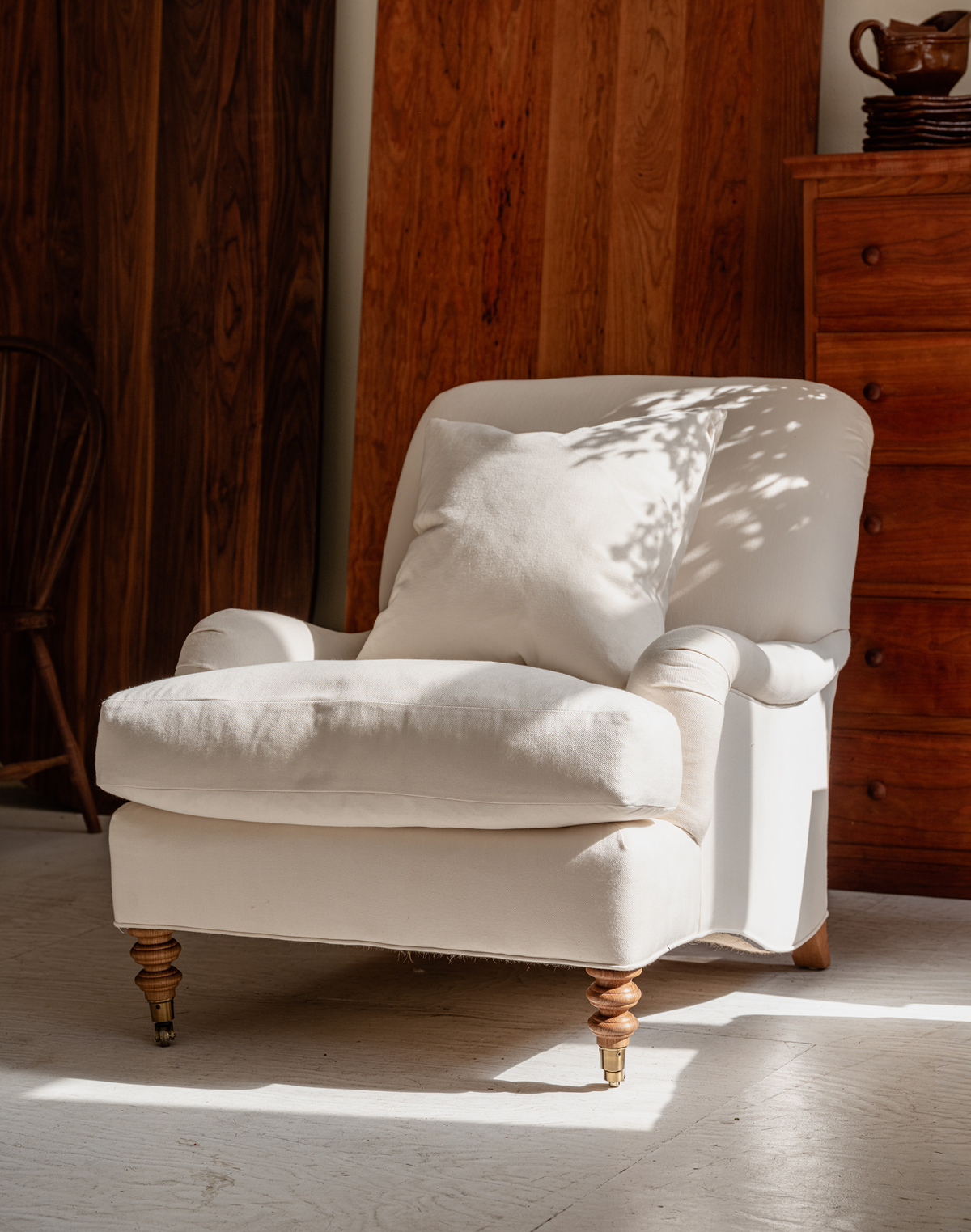 Rolled Arm Chair