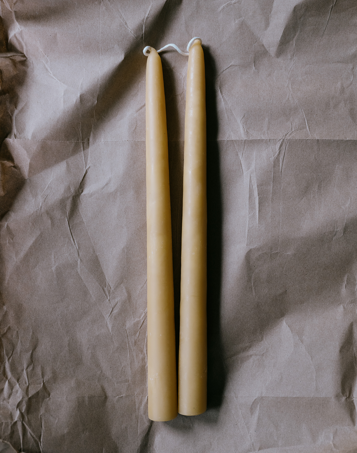 Beeswax Taper Candles
