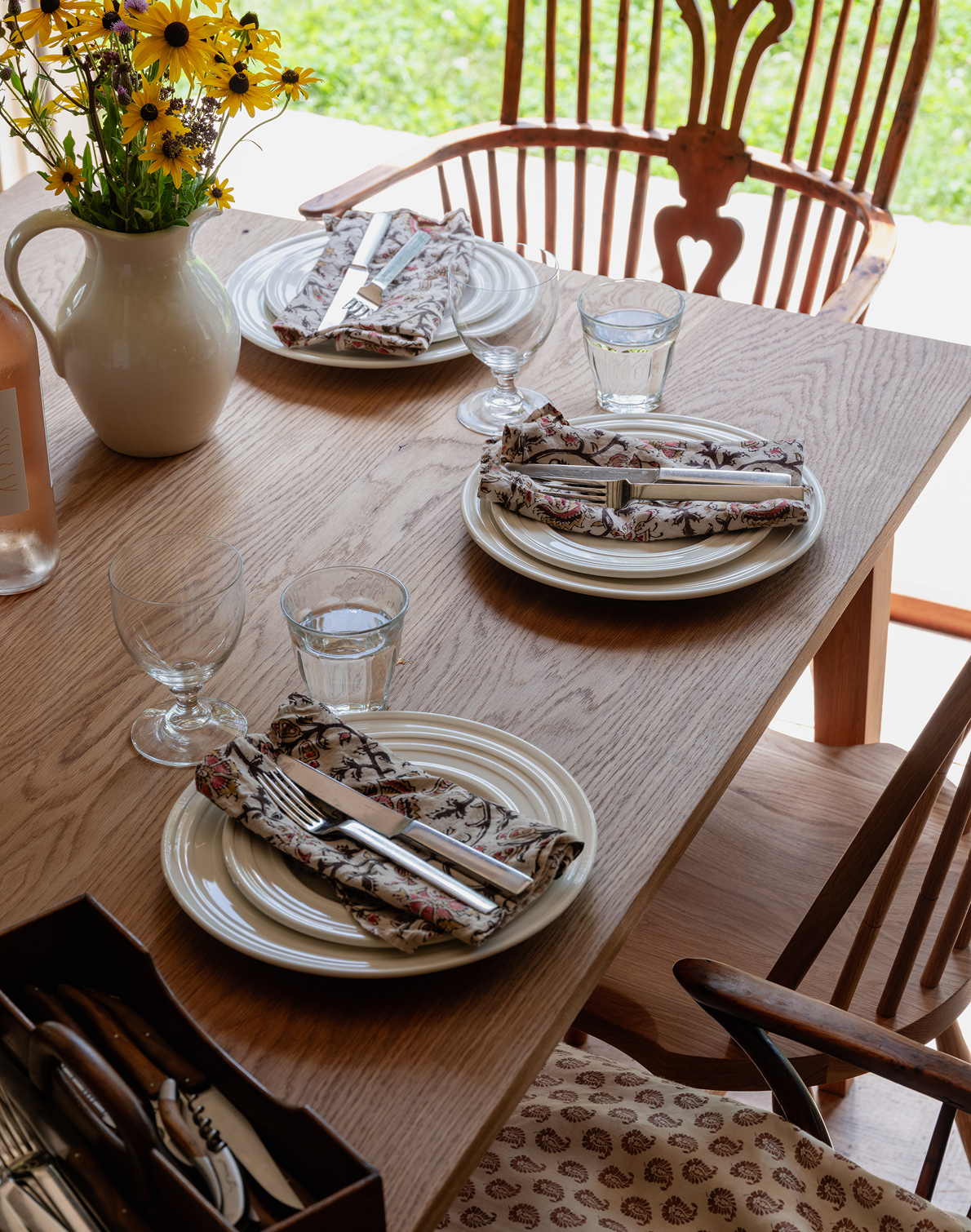 Wide Board Oak Table